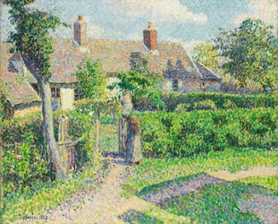 Bondehus, Eragny, 1887