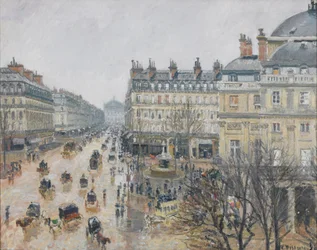 French Theatre Square, Paris: Regn