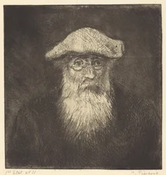 Självporträtt av Camille Pissarro, av honom själv, ca 1890