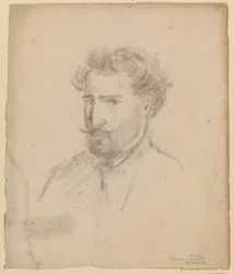 Självporträtt, trekvartsprofil till vänster (Caracas (?) 1853/54)