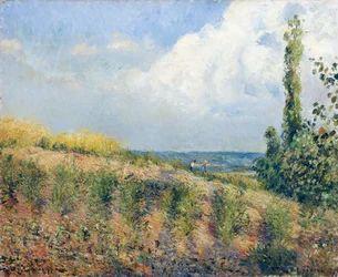 Stormen som närmar sig, av Camille Pissarro