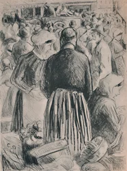 Marknaden i Pontoise, 1895, 1946