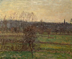 Vy över Bazincourt, vinter