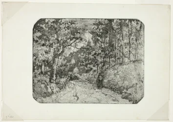 Wooded Lane vid Pontoise
