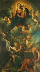 Madonna in Glory, eller Madonna med barn och heliga