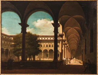 Sjukhus i Milano (olja på duk)
