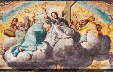 Sista domen, detalj (fresk)