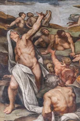 Sista domen, detalj (fresk)