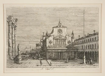 Imaginary View of S. Giacomo di Rialto, från serien Vedute (Views)