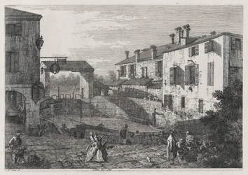 Le Porte Del Dolo (The Locks of Dolo), från serien Vedute (Views)