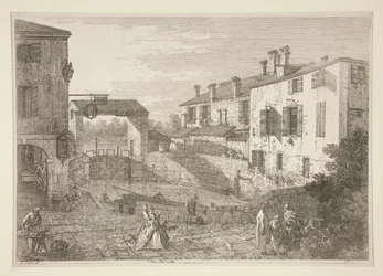 Le Porte del Dolo (The Locks of Dolo), från serien Vedute (Views)