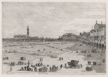 Pr? della Valle (Prato della Vale), från serien Vedute (Views)