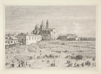 S. Giustina i Pr? della Valle, från serien Vedute (Views)