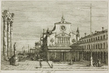 Imaginary View of S. Giacomo di Rialto, från Vedute