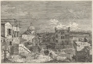 Imaginär syn på Venedig, 1741.