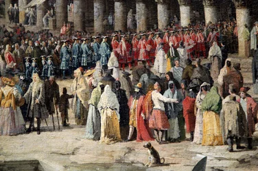 "Mottagning av den franska ambassadören i Venedig", 1726-1727