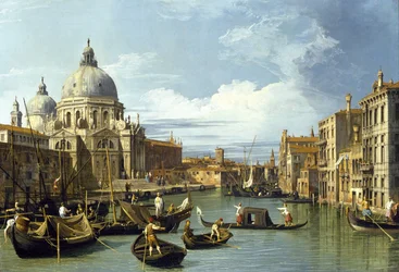Ingången till Canal Grande, Venedig, ca 1730