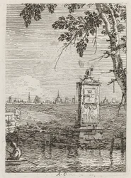 Det lilla monumentet [vänster], ca. 17351746.