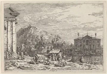 Marknaden i Dolo, ca. 17351746.