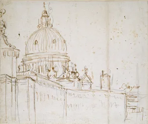 Venedig: Dogana di Mare och S. Maria della Salute, mitten av 1700-talet