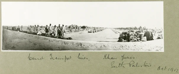 Camel Transport Lines, Khan Yunis, oktober 1917