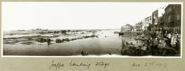 Landsteg i Jaffa, 2 december 1917