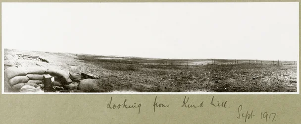 Tittar från Kurd Hill, september 1917