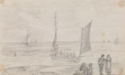 En fest pågår nära Brighton Beach, 18 september 1815