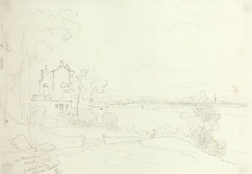At Newnham Looking on the Severn Eastward, mars 1848