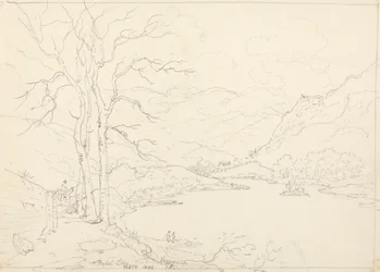 Vid Rydalsjön den 8 februari 1836