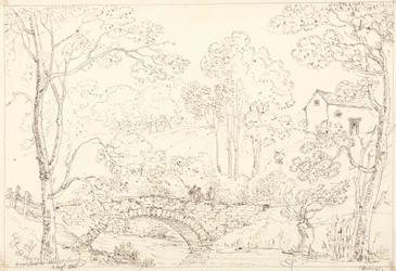 Bro nära Loweswater Church, 2 augusti 1835