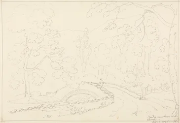 Bro nära Loweswater Church, 2 augusti 1835