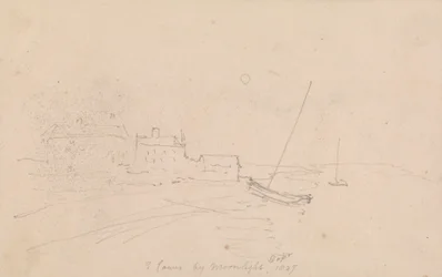 East Cowes av Moonlight, september 1827