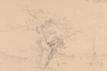 Från Hurst Stake, Isle of Wight, 12 augusti 1826