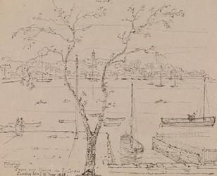 Från vårt hus i East Cowes, söndag kväll, 12 maj 1833
