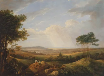 Landskap med figurer