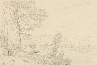 Ser på Wootton Bridge, Isle of Wight, augusti 1828