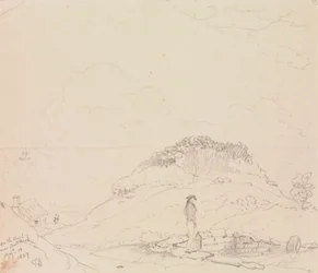 På stranden nära Sandrock, 13 augusti 1829