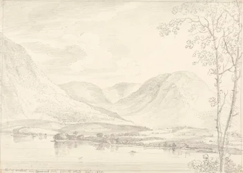 En del av Mellbreak över Crummock Lake, 1 augusti 1835