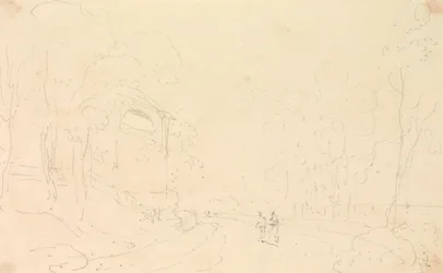 Skiss över Mr Wards sommarhus, Isle of Wight