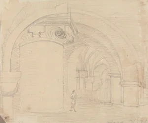 Undercroft, katedralen i Canterbury
