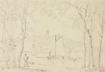 West Cowes, från öst