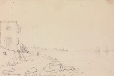 West Cowes från Lord Henry Seymours badhus, oktober 1825