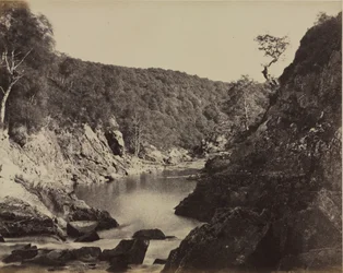 River Landscape, Skottland, ca. 1858.
