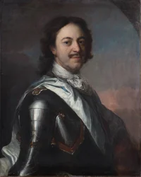 Livsporträtt av kejsar Peter I den store 1672-1725