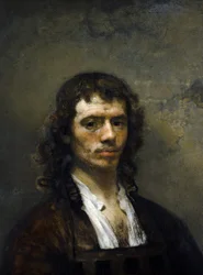 Självporträtt, ca 1645 (olja på trä)