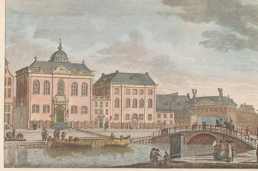 Högtysk synagoga i Amsterdam, ca 1790