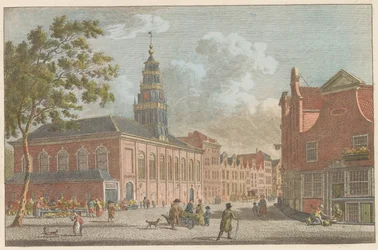 Vallonsk kyrka i Rotterdam, ca 1790 Franska kyrkan i Rotterdam / L