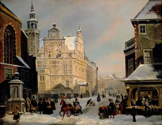 Rådhuset, Haag, 1853.