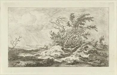Häst med vagn i ett landskap Landscapes (A-F) (serietitel)